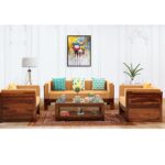 Florence Solid Wood Sofa Set