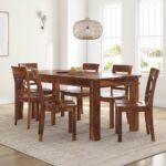 dining table chair set ,Antipolo Rustic Solid Wood Dining Table Chair Set