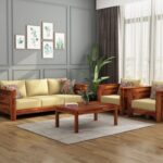 Wooden Sofa Set | Messina Wooden Sofa Set