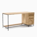 Priti Industrial Modular Desk With File Cabinet 64